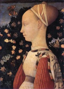 Pisanello : Portrait of a Princess of the House of Este